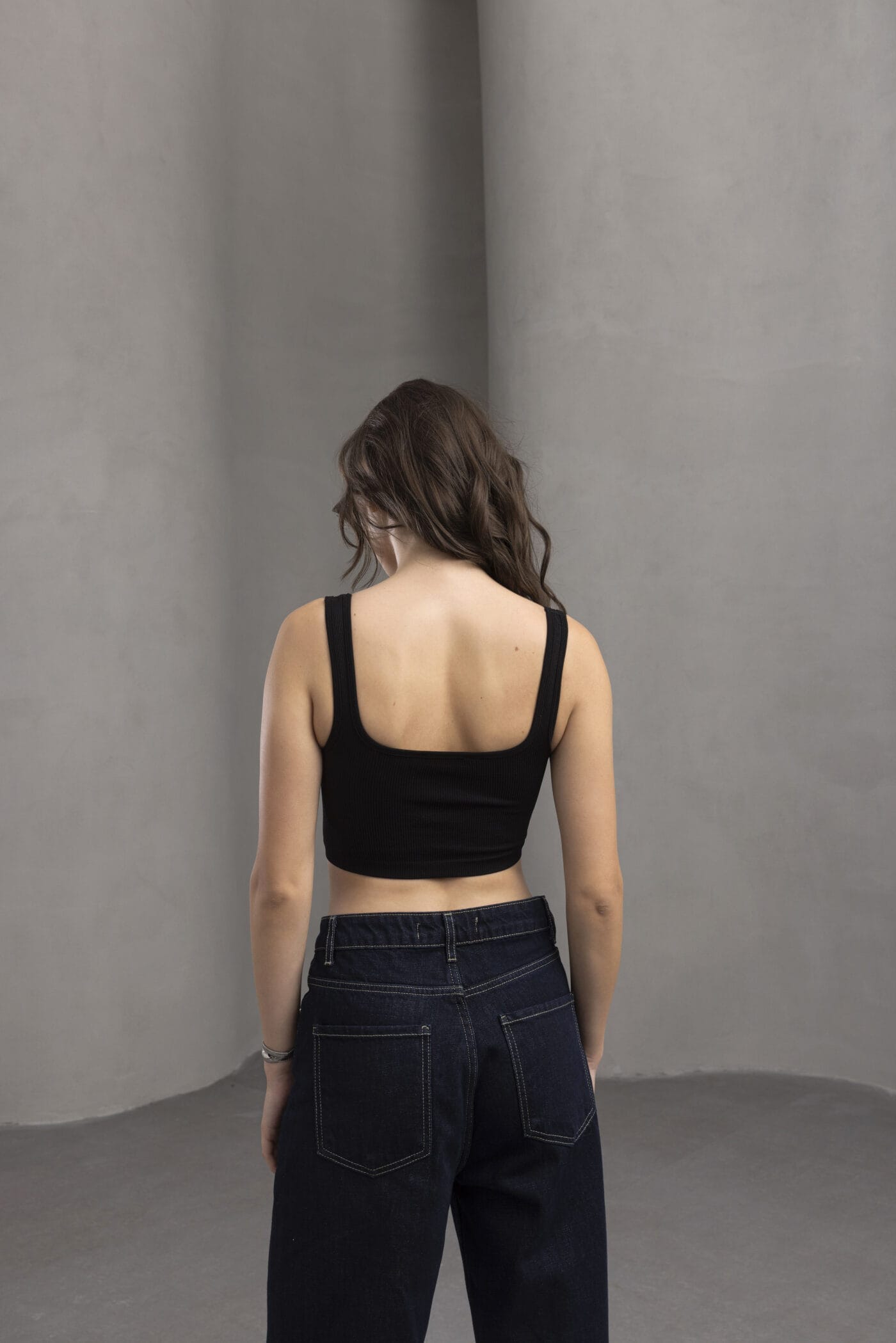 Koyu Mavi Premium Yüksek Bel Jean Pantolon-Kadin